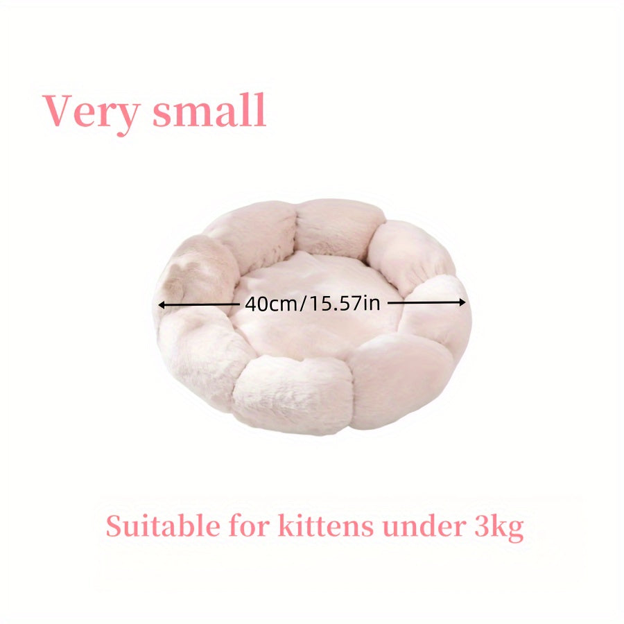 Flower-Shaped Pet Bed