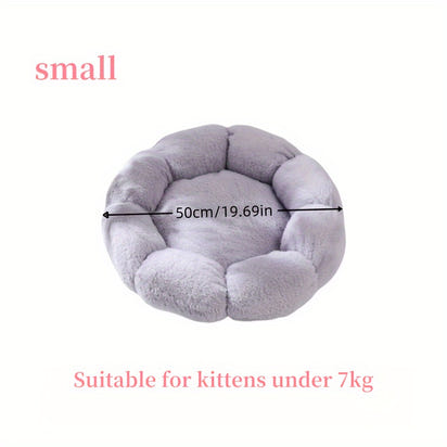 Flower-Shaped Pet Bed