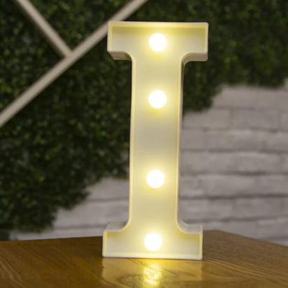 Alphabet Letter LED Lights Luminous Number Lamp Battery Warm Night Light for home Wedding Birthday Christmas party Decoration