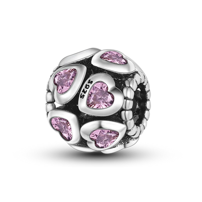 Original Breloque Charms Silver 925 Sparkling CZ Zircon Charm Beads fit plata de ley Original Bracelet DIY