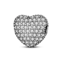 Original Breloque Charms Silver 925 Sparkling CZ Zircon Charm Beads fit plata de ley Original Bracelet DIY