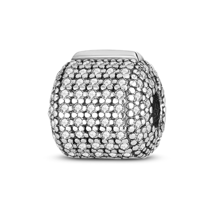 925 Silver Color Star Moon Heart Safety Chain CZ Beads Angle Wing Pendant Fit Bangle Charms Bracelet DIY Women Original Jewelry