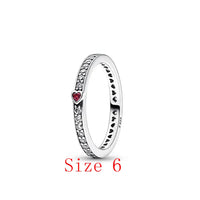 White Series Clear Stone Heart Clip Charm Fit Original 925 Sterling Silver Plated Bracelet Beads DIY Women Jewelry Gift Making