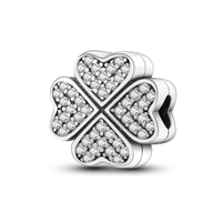 Original Breloque Charms Silver 925 Sparkling CZ Zircon Charm Beads fit plata de ley Original Bracelet DIY