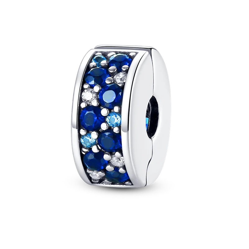 Original Breloque Charms Silver 925 Sparkling CZ Zircon Charm Beads fit plata de ley Original Bracelet DIY