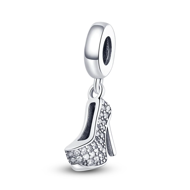 Original Breloque Charms Silver 925 Sparkling CZ Zircon Charm Beads fit plata de ley Original Bracelet DIY