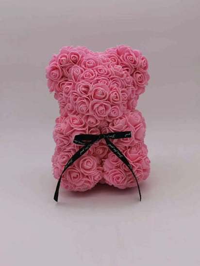1pc Artificial Rose Bear Flower a Gift for Women Christmas Valentine's Day Birthday Anniversary