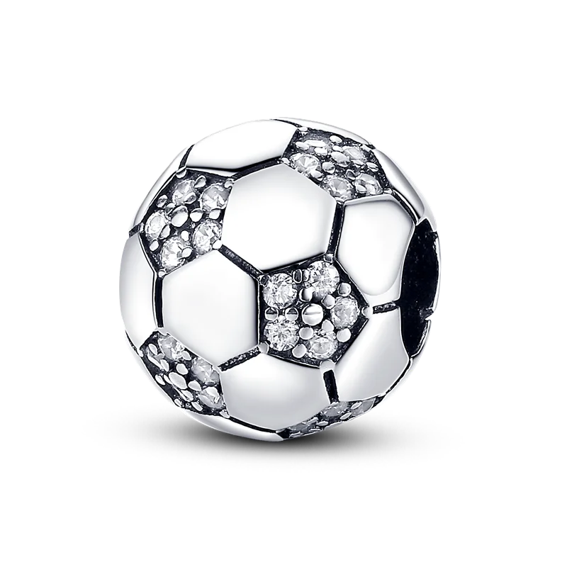 Original Breloque Charms Silver 925 Sparkling CZ Zircon Charm Beads fit plata de ley Original Bracelet DIY