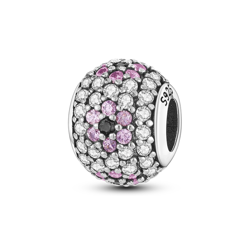 Original Breloque Charms Silver 925 Sparkling CZ Zircon Charm Beads fit plata de ley Original Bracelet DIY