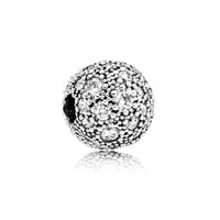 New Classic Shiny Love Stars Clip Beads Pendant Fit Original Pandora Bracelet DIY Jewelry Clasp Charm 925 Sterling Silver plated