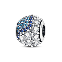 Original Breloque Charms Silver 925 Sparkling CZ Zircon Charm Beads fit plata de ley Original Bracelet DIY