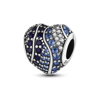 Original Breloque Charms Silver 925 Sparkling CZ Zircon Charm Beads fit plata de ley Original Bracelet DIY