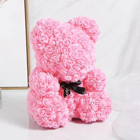 1pc Artificial Rose Bear Flower a Gift for Women Christmas Valentine's Day Birthday Anniversary