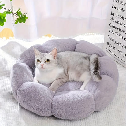 Flower-Shaped Pet Bed