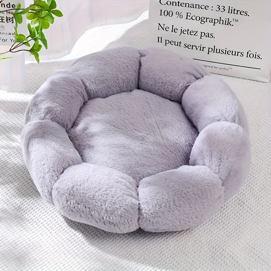 Flower-Shaped Pet Bed
