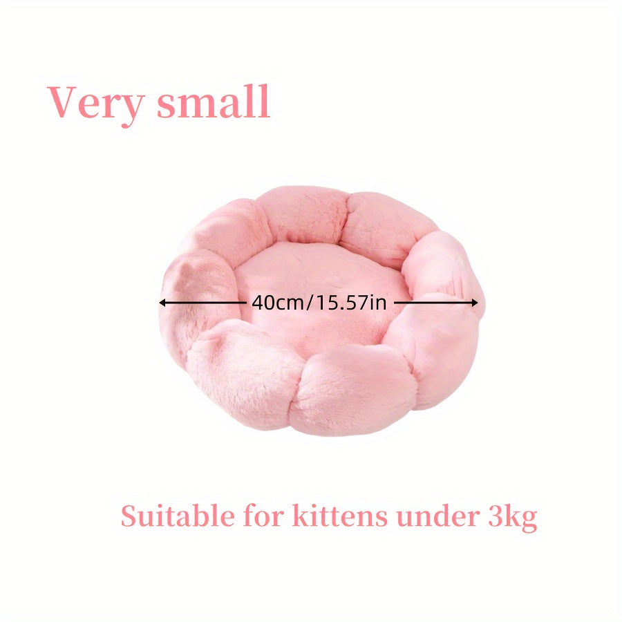 Flower-Shaped Pet Bed